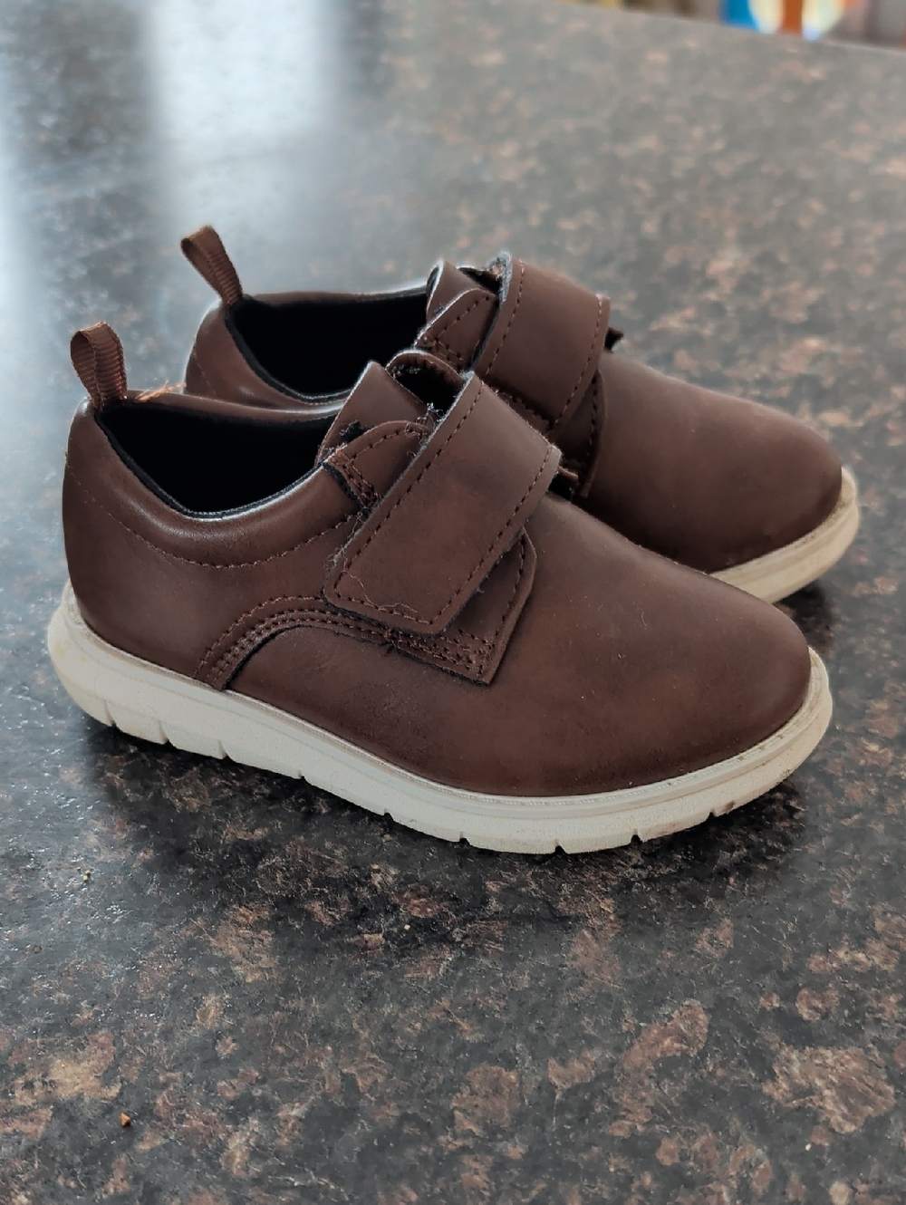 George Brown Kids Velcro Dress Shoes